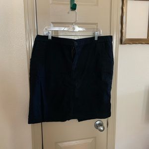 Gap black tweed skirt 16